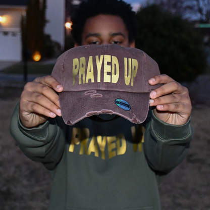 PRAYED UP UNISEX HOODIE (CYPRESS)