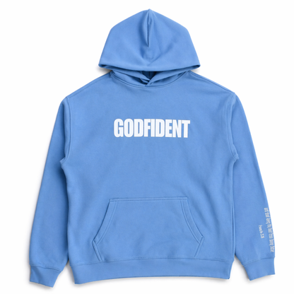 GODFIDENT UNISEX HOODIE (CAROLINA BLUE)