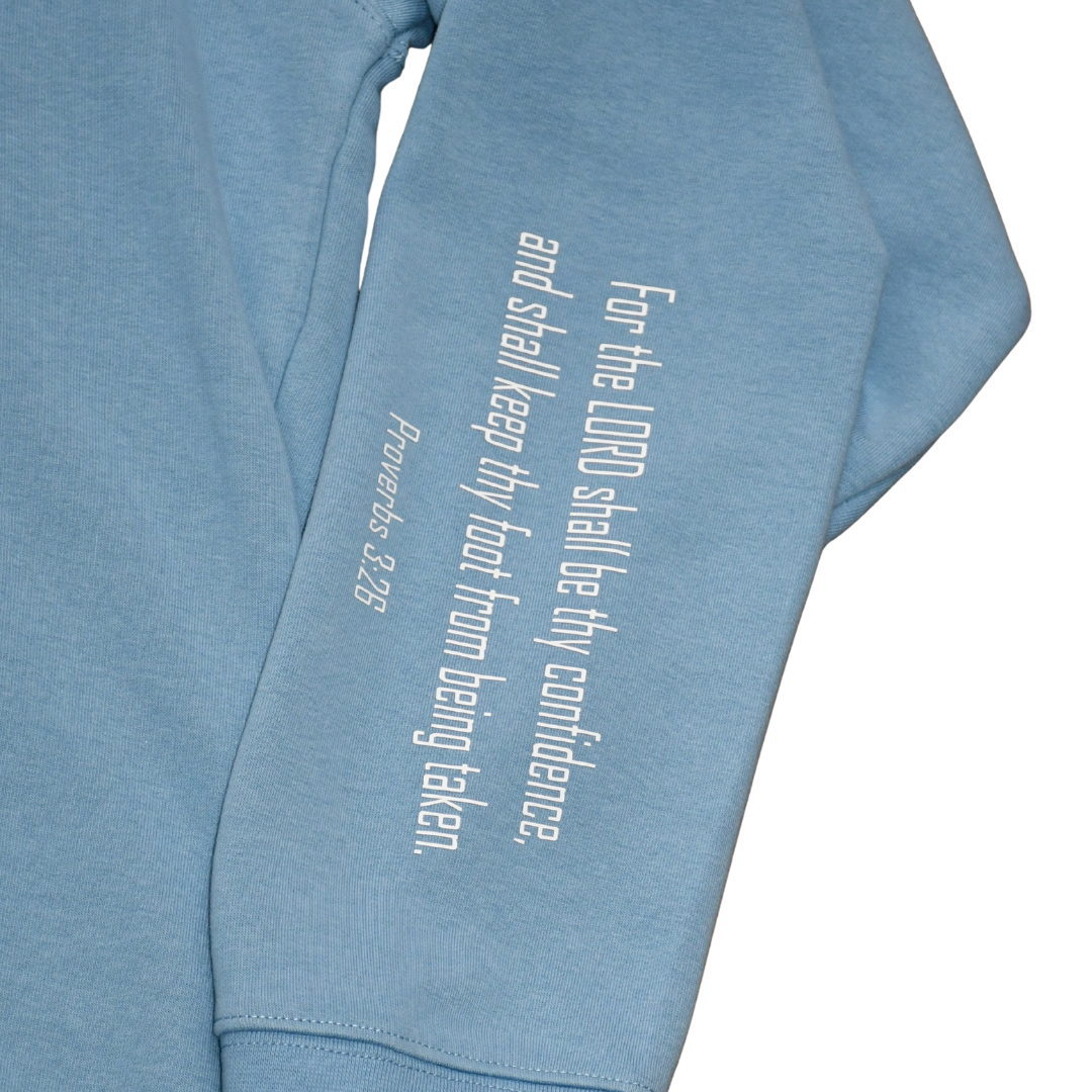 GODFIDENT UNISEX HOODIE (CAROLINA BLUE)